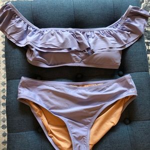 J Crew off the shoulder bikini